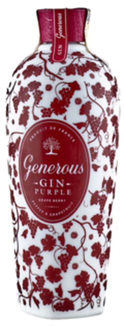 Generous Gin Purple Grape Berry 44% 0.7L
