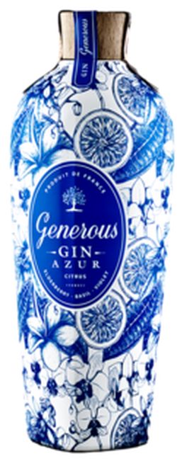 Generous Gin Azur Citrus 40% 0.7L