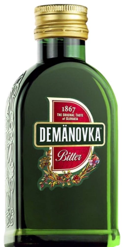 Demänovka Bitter Horká 38% 0,04L (čistá fľaša)
