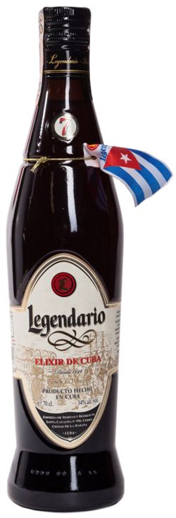 Legendario Elixir de Cuba 7y 34% 0,7 l (čistá fľaša)