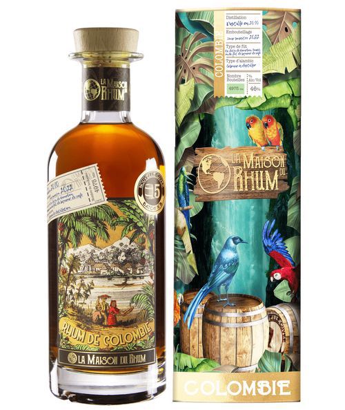 La Maison Du Rhum Columbia 2010 No.5 46%  0,7L v tube