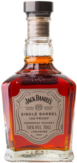 Jack Daniel's Single Barrel 100 Proof 50% 0,7L (čistá fľaša)