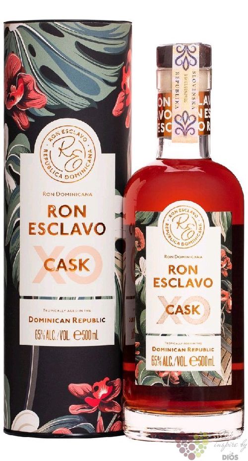 Esclavo Ron X.O. Cask 65% 0,5 l (tuba)