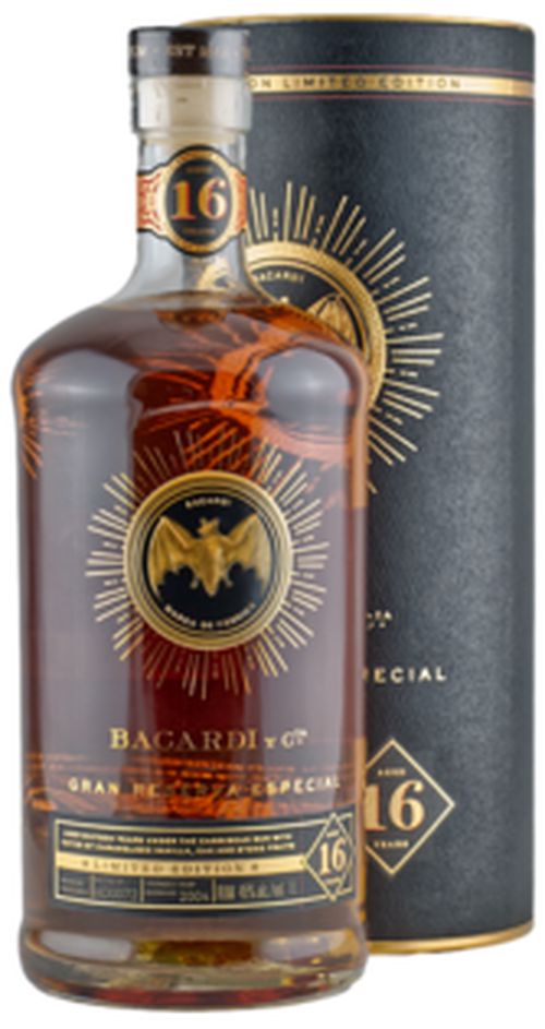 Bacardi 16YO Gran Reserva Especial Limited Edition 45% 1.0L