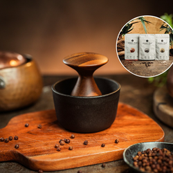 Liatinový ručný mažiar .pepper..mortar (10 cm)