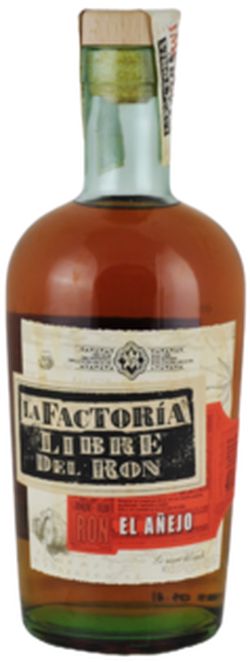 La Factoría Libre Del Ron El Añejo 40% 0,7L