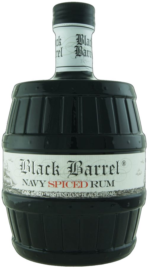 A.H. Riise Black Barrel 40% 0,7L (čistá fľaša)