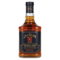 Jim Beam Double Oak 43% 0,7 l (čistá fľaša)