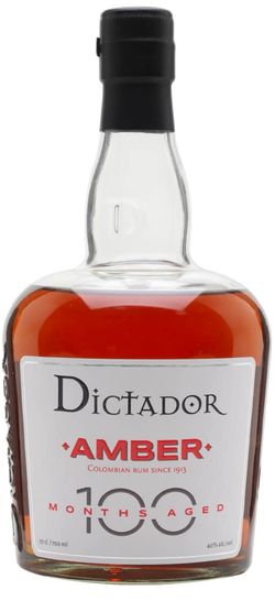 Dictador 100 months Amber 40% 0,7L (čistá fľaša)