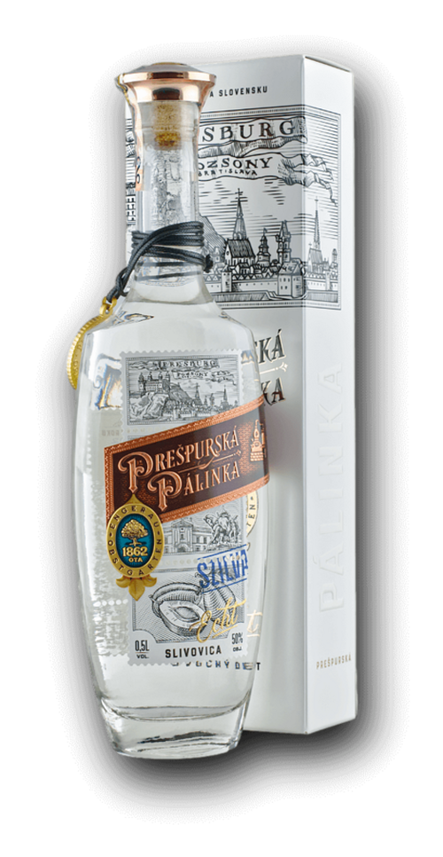 Prešpurská Pálinka Slivovica 2024 50% 0.5L