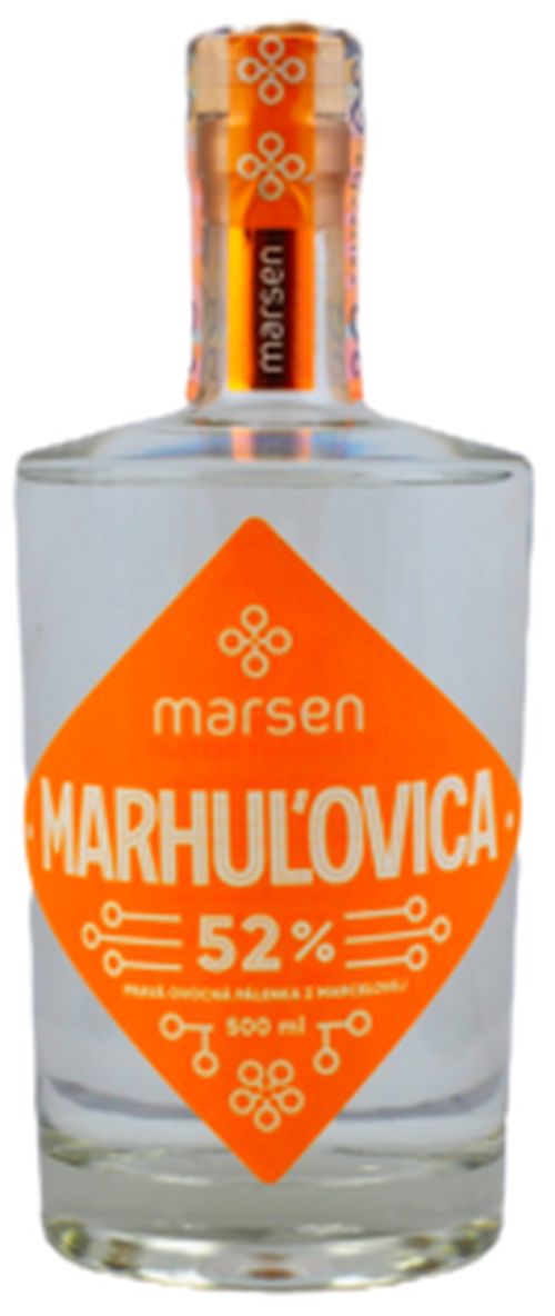 Marsen Marhuľovica 52% 0,5L