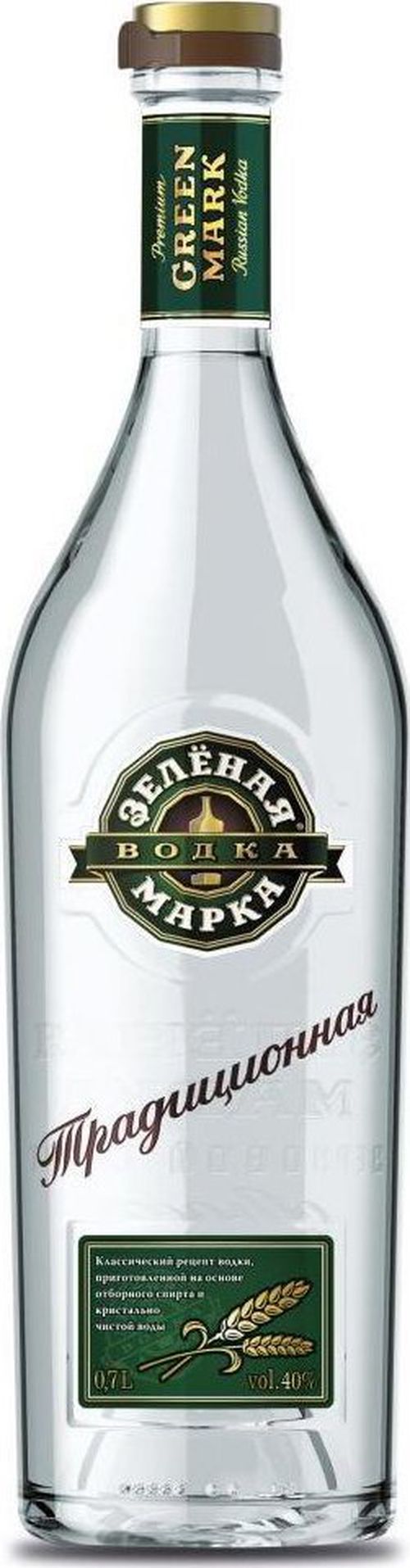 Zelyonaya Marka tradicionnaya 38% 1L (čistá fľaša)