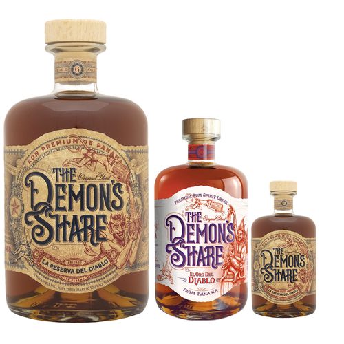 The Demon's Share, MAXI 3 L + The Demon's Share El Oro del Diablo 0,7 L + The Demon's Share, MIDI