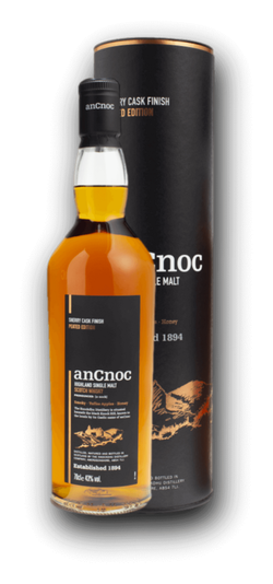 anCnoc Sherry Cask Finish Peated Edition 43% 0.7L