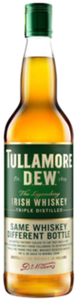 Tullamore D.E.W. - guľatá fľaša 40% 0.7L