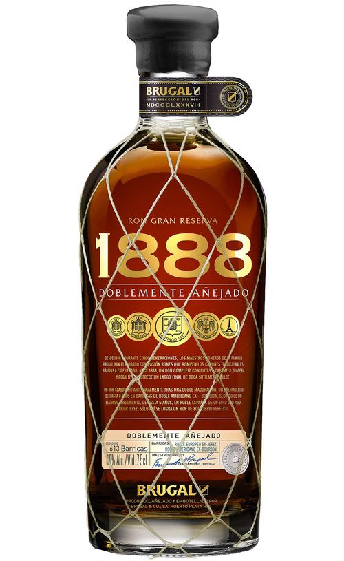 Brugal 1888Gran Reserva 40% 0,7L (čistá fľaša)