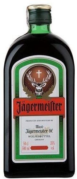 Jägermeister 35% 0,5L (čistá fľaša)
