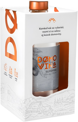 Domovina Slivovica v krabičke 52% 0,7l