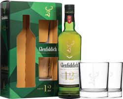 Glenfiddich Special Reserve 12 Y.O. + 2 poháre, 40 %, 0.7 L, GIFT