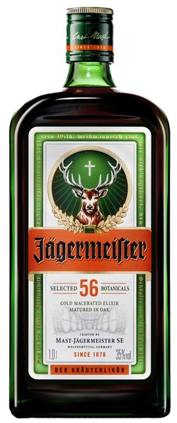 Jagermeister 35% 1L (čistá fľaša)