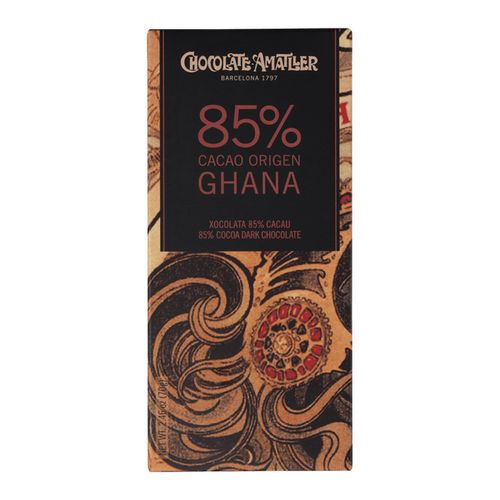 Chocolate Amatller 85% Ghana, 70g