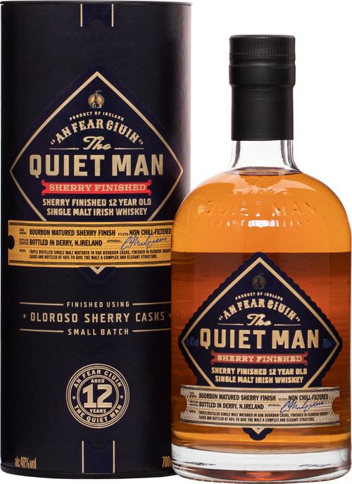 The Quiet Man 12y Sherry Cask 46% 0,7L (tuba)