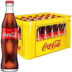 Coca Cola 0,33L sklo (prepravka 24x)