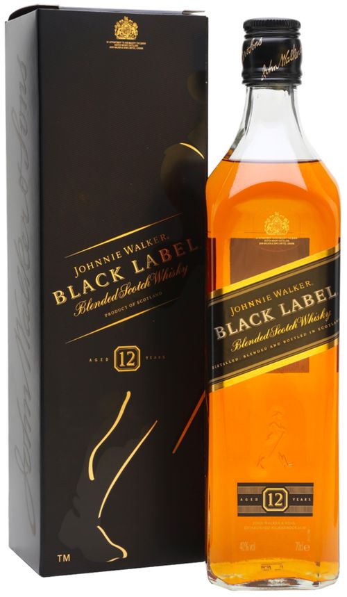 Johnnie Walker Black Label 12y 40% 0,7 l (kartón)