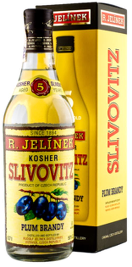 R. Jelínek Slivovitz 5YO Kosher Bílá 50% 0,7L