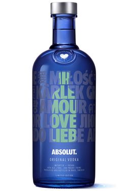 Absolut Love Limited Edition 40% 0,7 l (čistá fľaša)