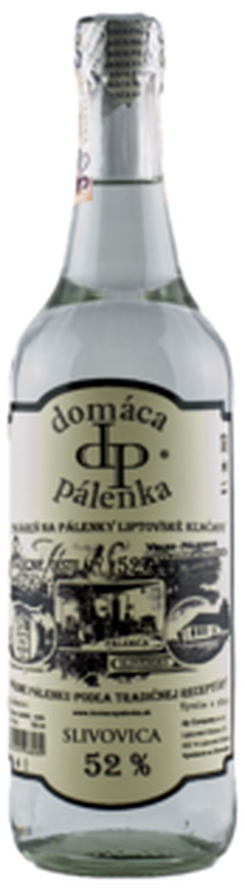 Domáca Pálenka Slivovica 52% 0.7L