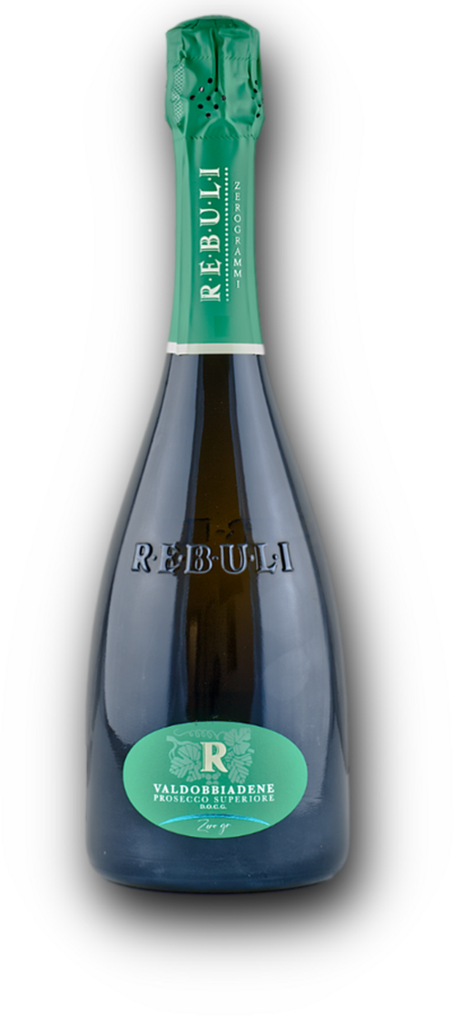 Rebuli Zerogrammi Prosecco D.O.C.G. Valdobbiadene Extra Brut 11% 0.75L