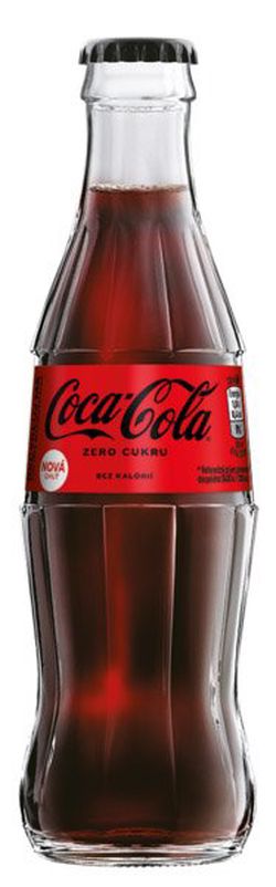 Coca Cola Zero 0,2L sklo (prepravka 24x)