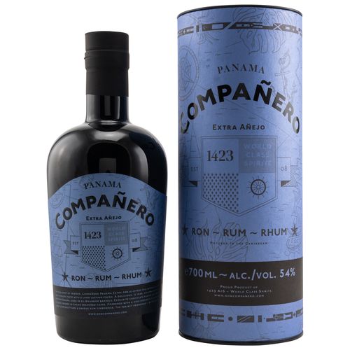 Companero Extra Anejo Panama 54% 0,7L (tuba)