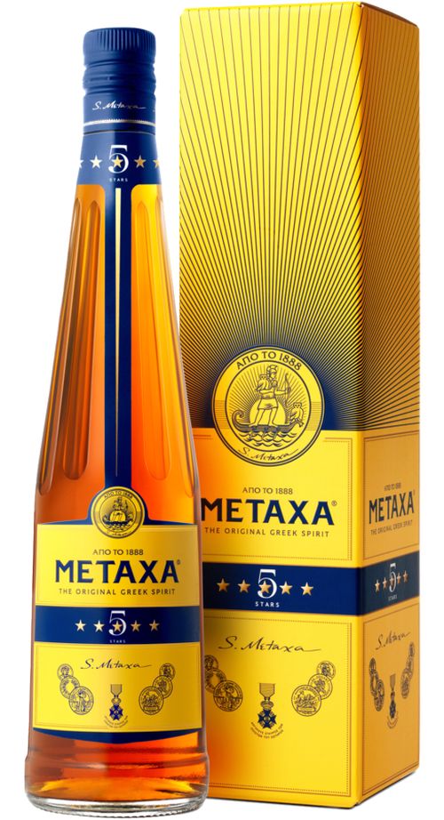 Metaxa 5* 38% 0,7L (kartón)