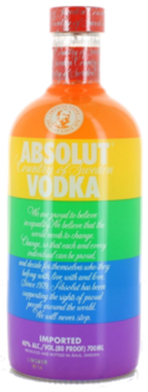 Absolut Colors Rainbow Limited Ed. 40% 0,7l