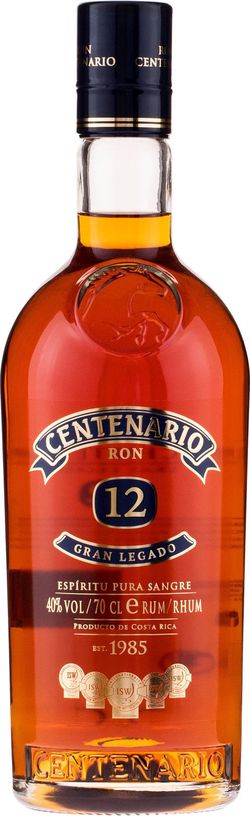 Ron Centenario Gran Legado 12y 40% 0,7L