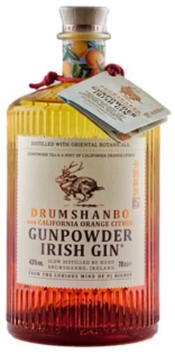 Drumshanbo Gunpowder Irish Gin with California Orange Citrus 43% 0.7L