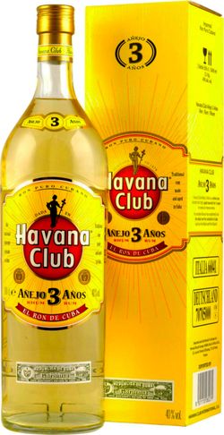 Havana Club anejo 3y 40% 3L (kartón)