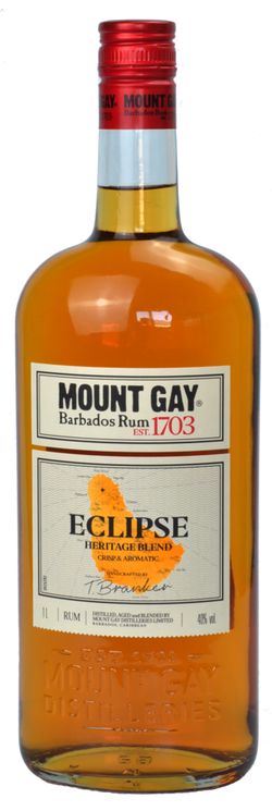 Mount Gay Eclipse 40% 1 l (čistá fľaša)