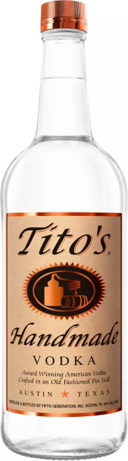Tito´s Handmade Vodka 40% 1l (čistá fľaša)