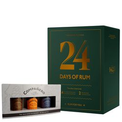 Rumový kalendár – 24 Days of Rum (2022) + Compañero Miniset, GIFT ZADARMO