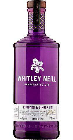 Whitley Neill Rhubarb & Ginger gin 43% 0,7L