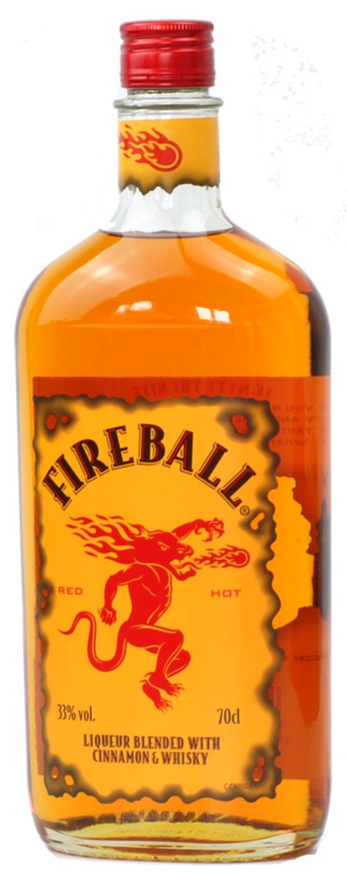 Fireball Cinnamon Whisky Likér 33% 0,7 l (čistá fľaša)