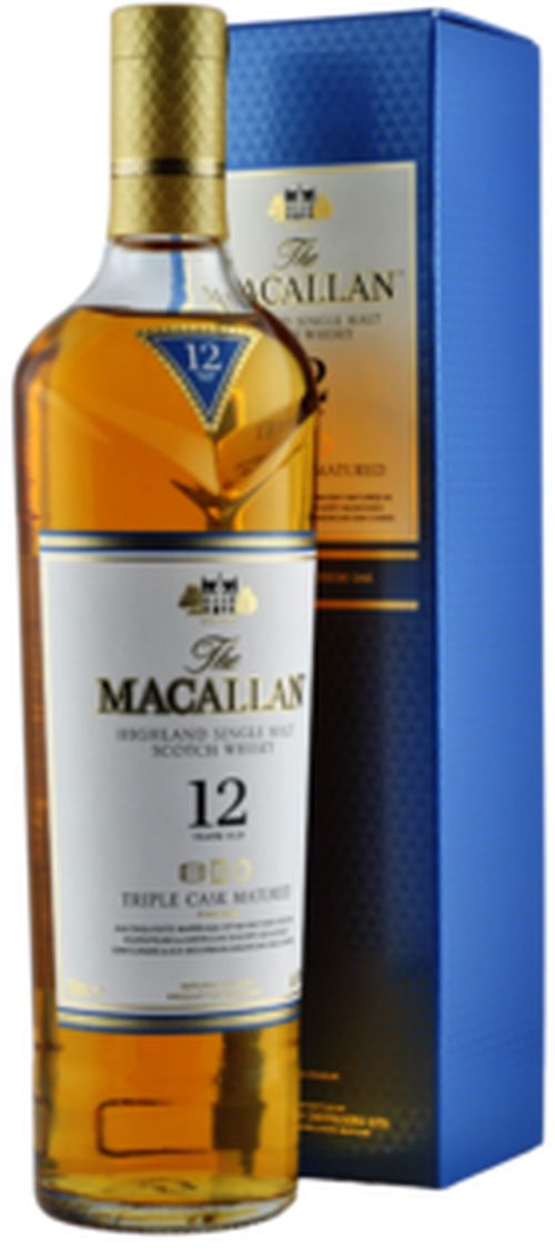 The Macallan 12YO Fine Oak Tripple Cask Matured 40% 0,7L