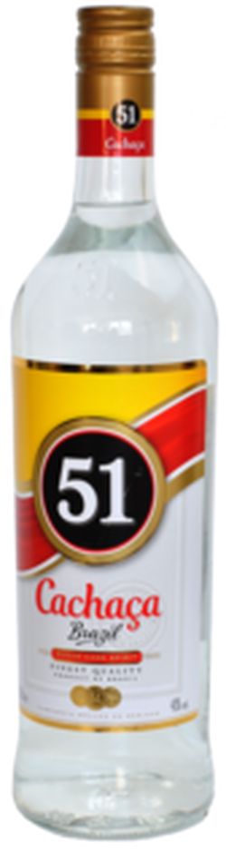 Cachaca 51 Brazil 40% 1l