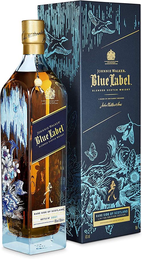 Johnnie Walker Blue Label Rare side of Scotland Limited edition 40% 0,7L (kazeta)