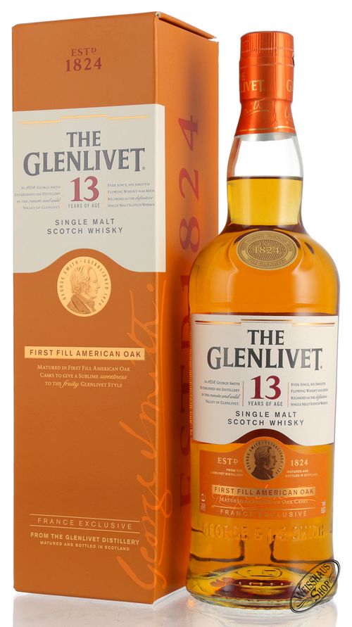 The Glenlivet First Fill American Oak 13y 40% 0,7L v kartóne