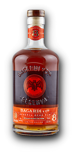 Bacardí 8YO Reserva Ocho Sevillian Orange Cask Finish Limited Edition 45% 0.7L