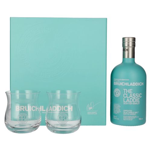 Bruichladdich The Classic Laddie 50% 0,7L v kartóne + 2 poháre